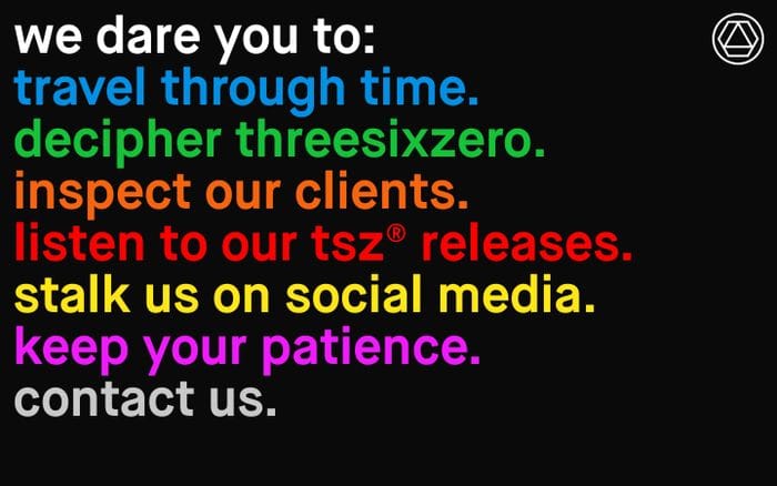 threesixzero website preview