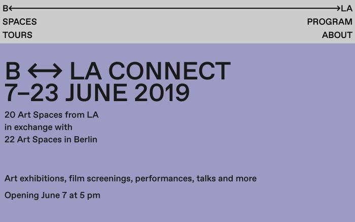 B-LA CONNECT website preview
