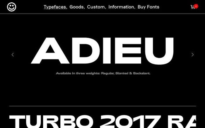 Goodtypefoundry website preview