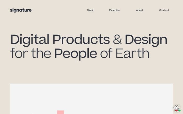 Signature Creative website preview
