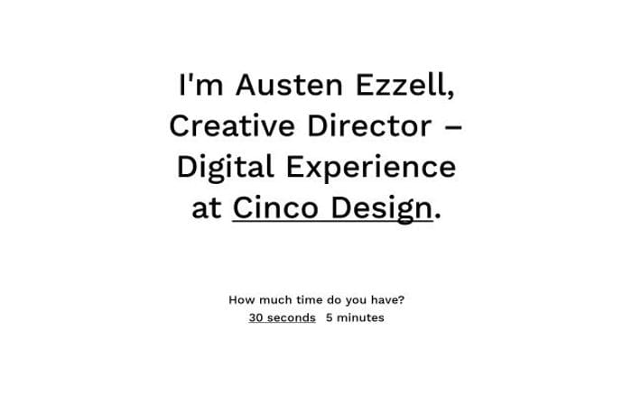 Austenezzell website preview