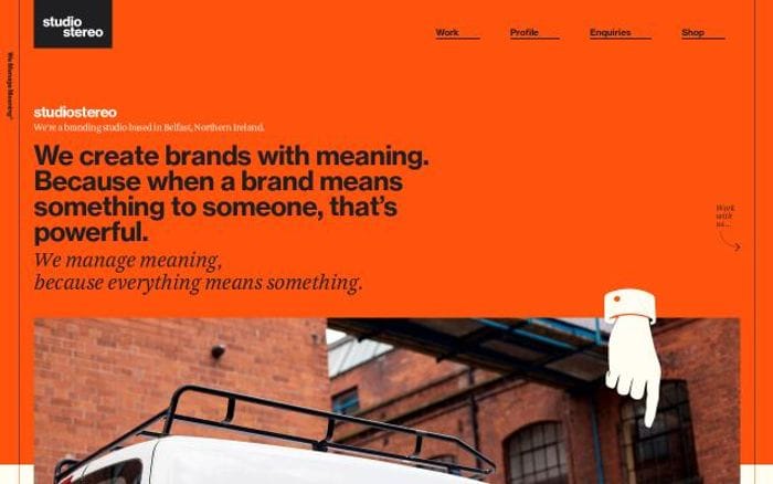 Studiostereo website preview