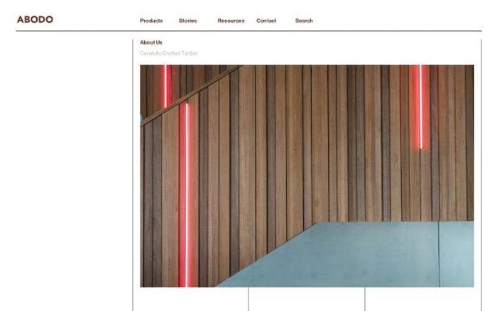 Abodo website preview
