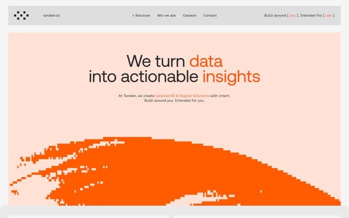 Tandem website preview