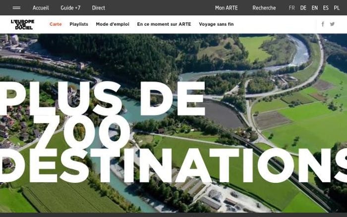 Arte website preview
