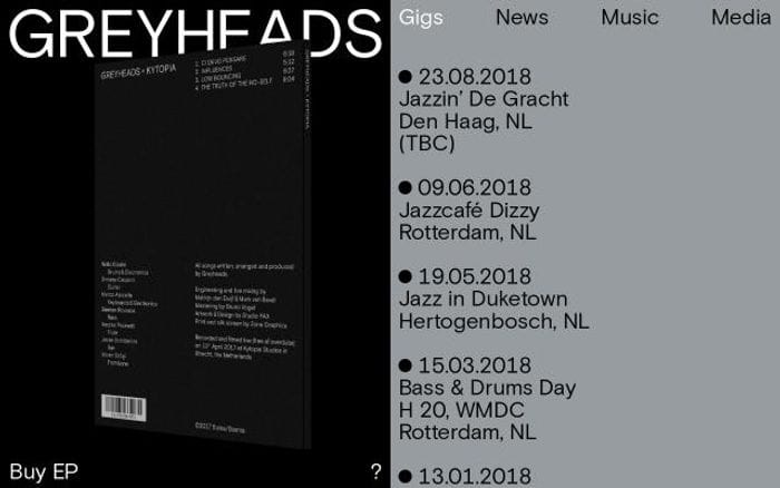 Greyheads website preview