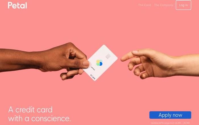 Petalcard website preview
