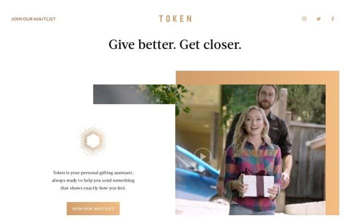 Token website preview