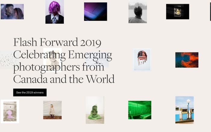 Flash Forward 2019 – —Celebrating Emerging photographers from Canada and the World. website preview
