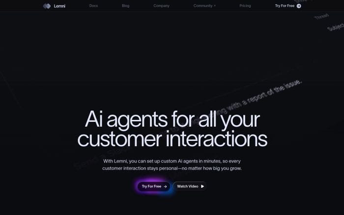 Lemni website preview