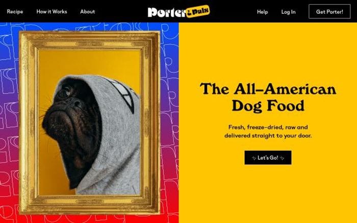 Porterdog website preview