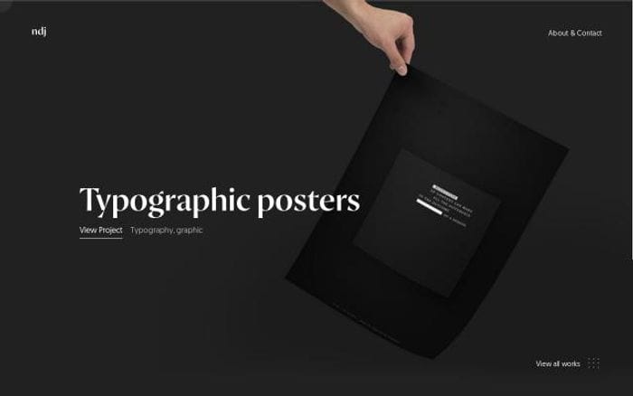 Nadj website preview