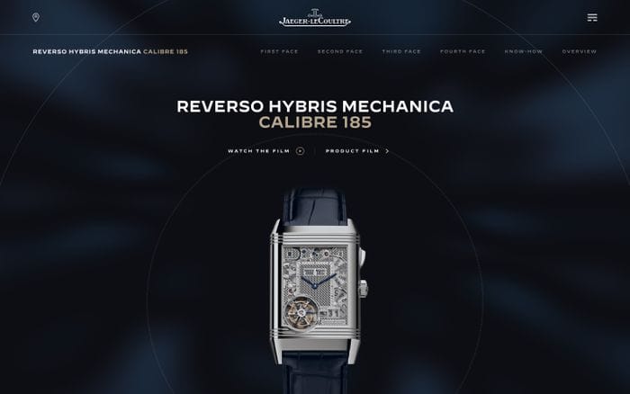 Reverso Hybris Mechanica by Jaeger-LeCoultre website preview
