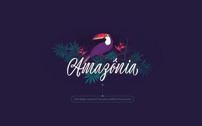 Amazoniafont website preview