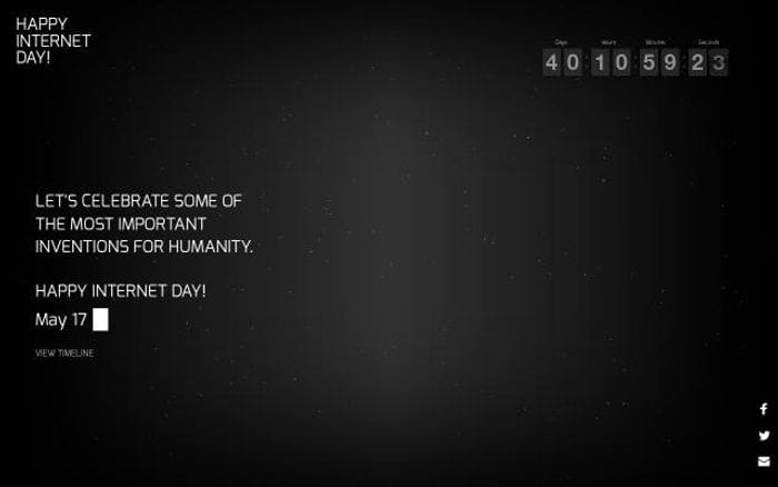 Happyinternetday website preview