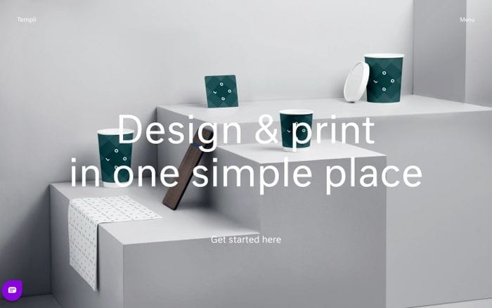 Templi website preview