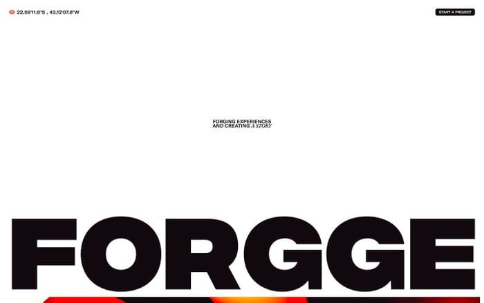 Forgge website preview