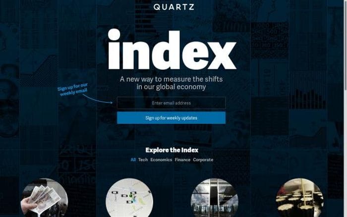 Qz website preview