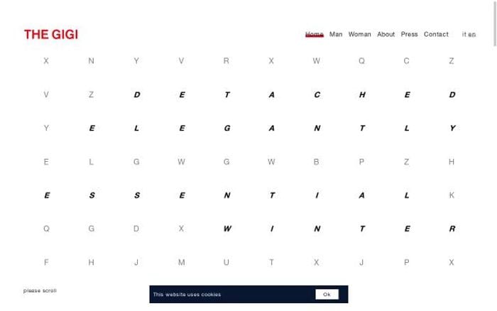 Thegigi website preview