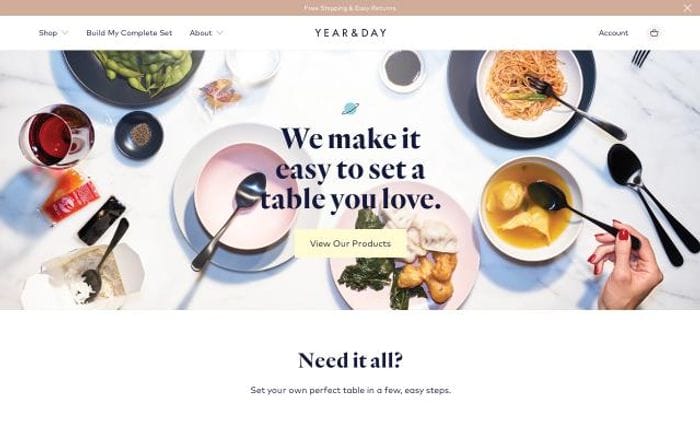 Yearandday website preview
