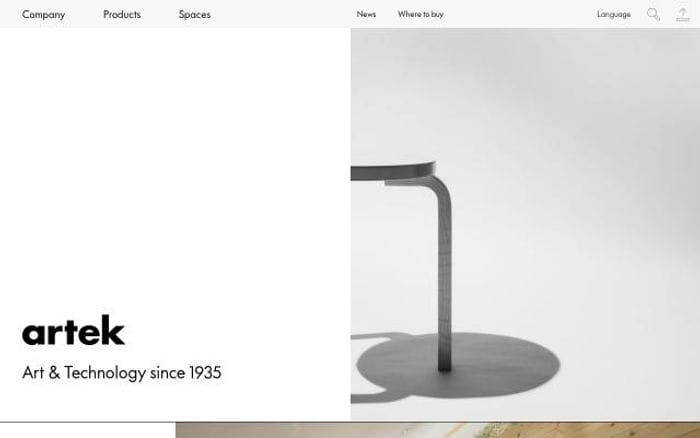 Artek website preview