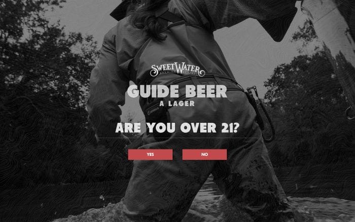 Guide beer website preview