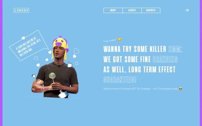 Lobods website preview