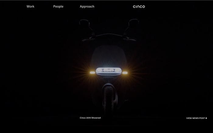 Cinco website preview