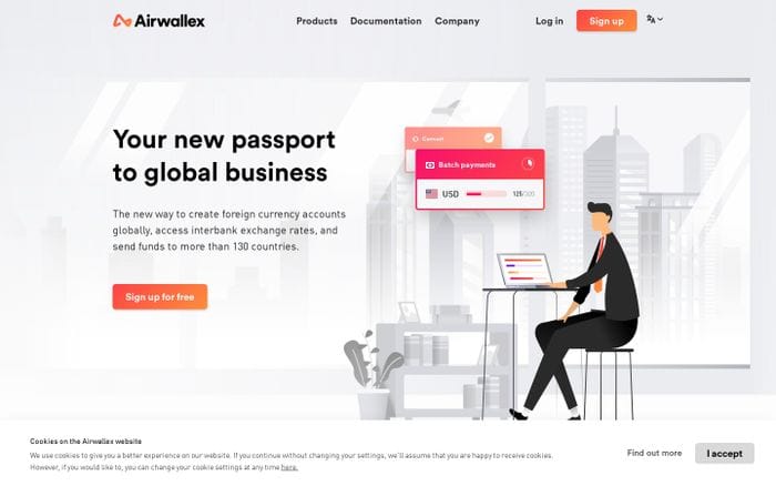 Forex Cross-Border Payment Solutions for Business | Airwallex website preview