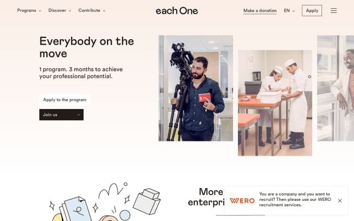 Each One website preview