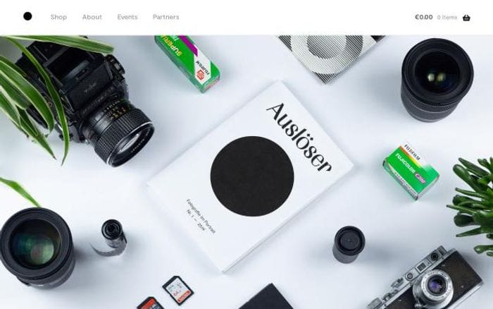 Ausloeser website preview