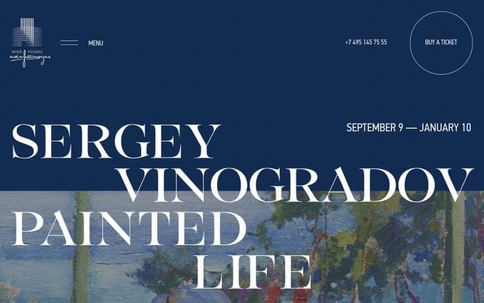 Sergey Vinogradov website preview