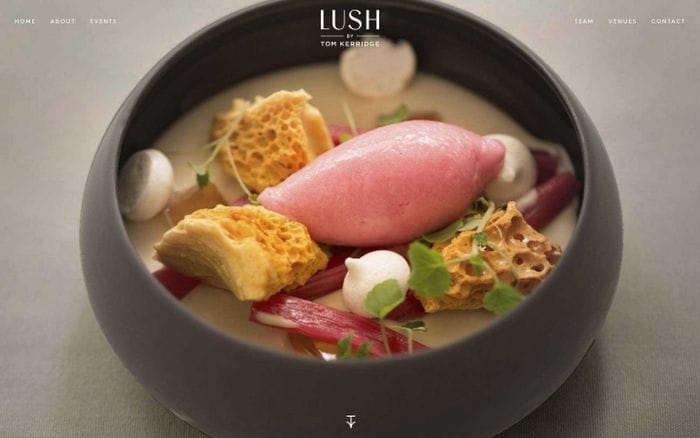 Lush Hospitality | Home website preview