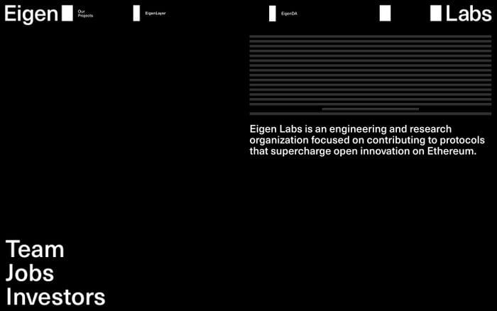 Eigen Labs website preview