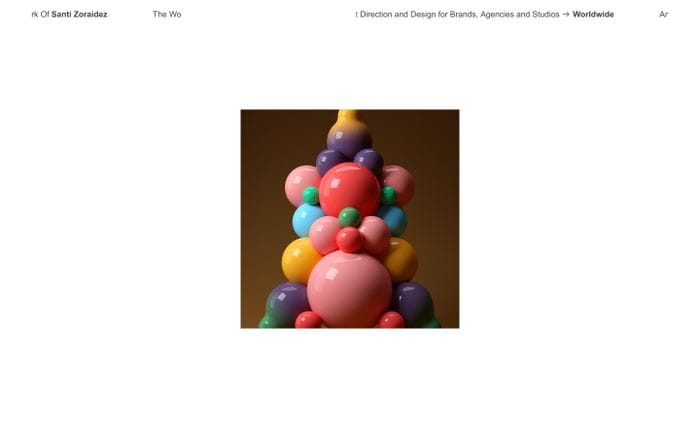 Santi Zoraidez website preview