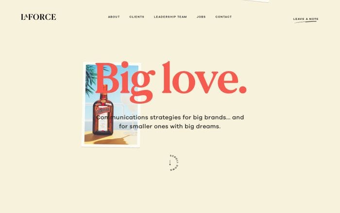 LaForce website preview