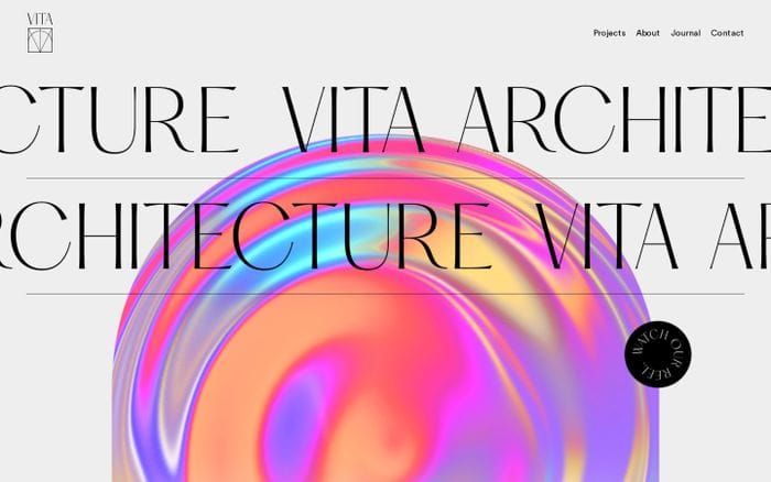 Vita Architecture website preview