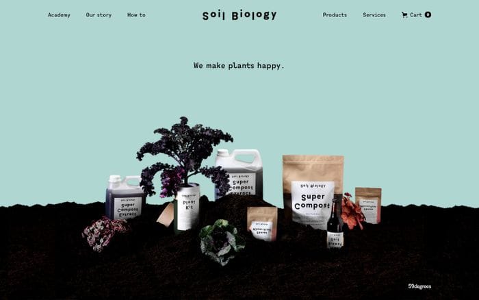 Soil Biology website preview