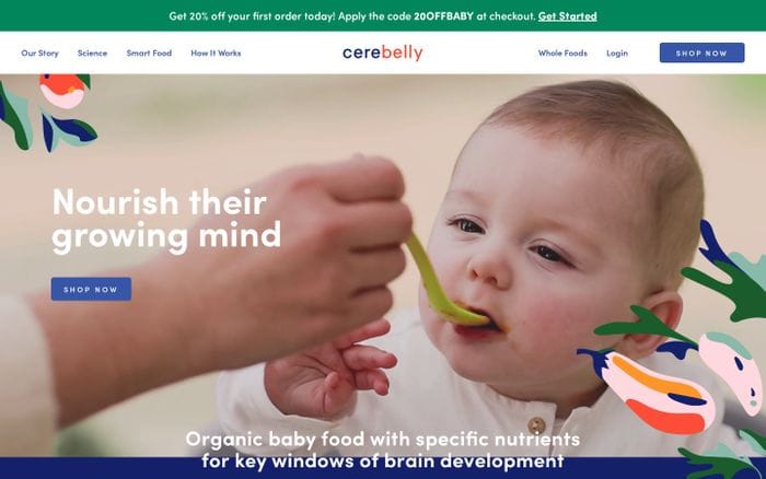 Cerebelly website preview