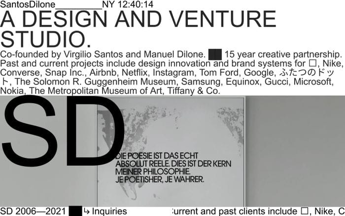 SantosDilone website preview