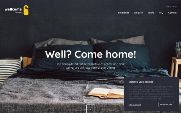 Wellcome-home website preview