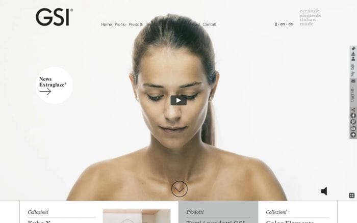 GSI Ceramica website preview
