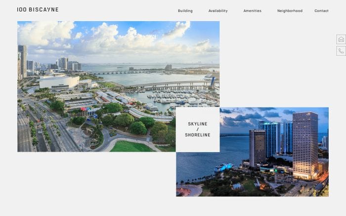 100 Biscayne website preview