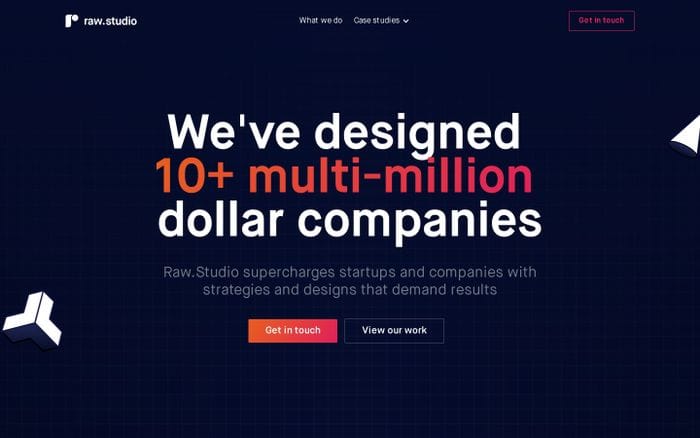 Raw.Studio website preview