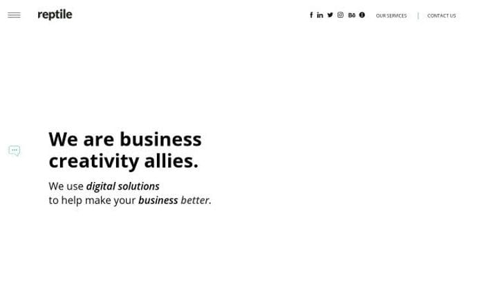 Reptile website preview