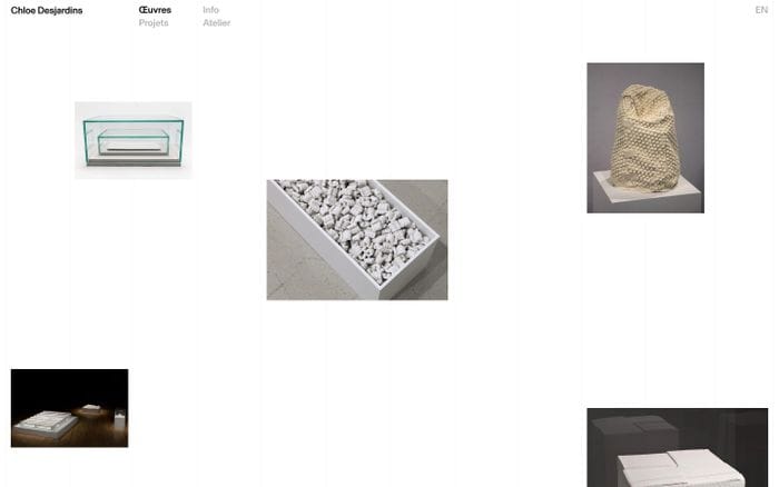 Chloe Desjardins website preview