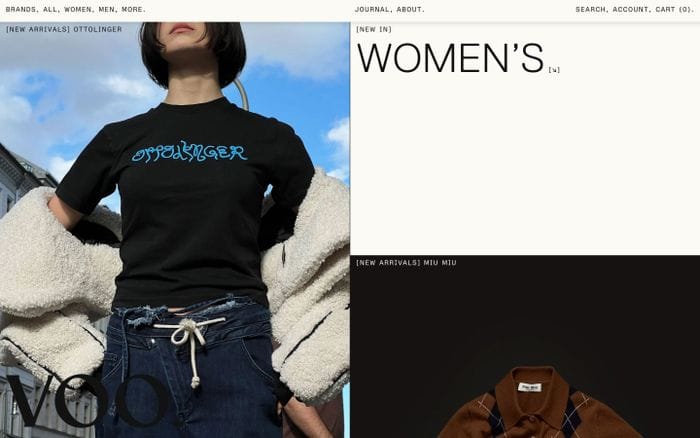 Voo Store website preview