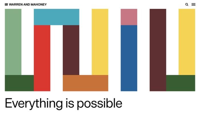Warren & Mahoney architects website preview