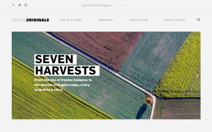 Ceros website preview
