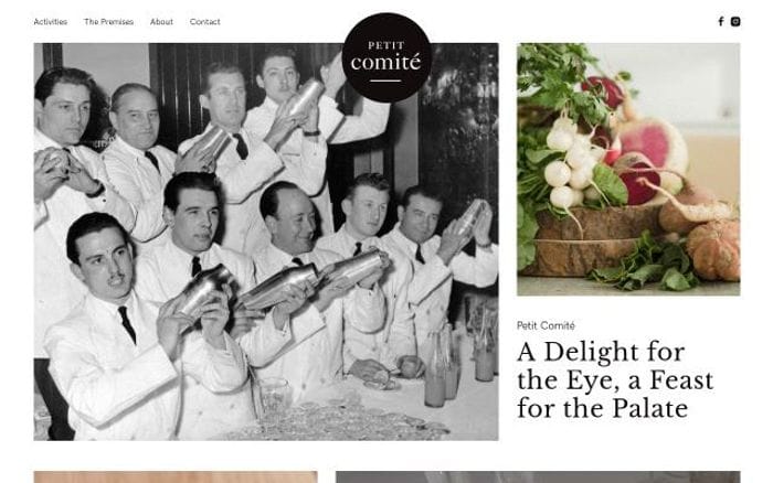 Petitcomite website preview